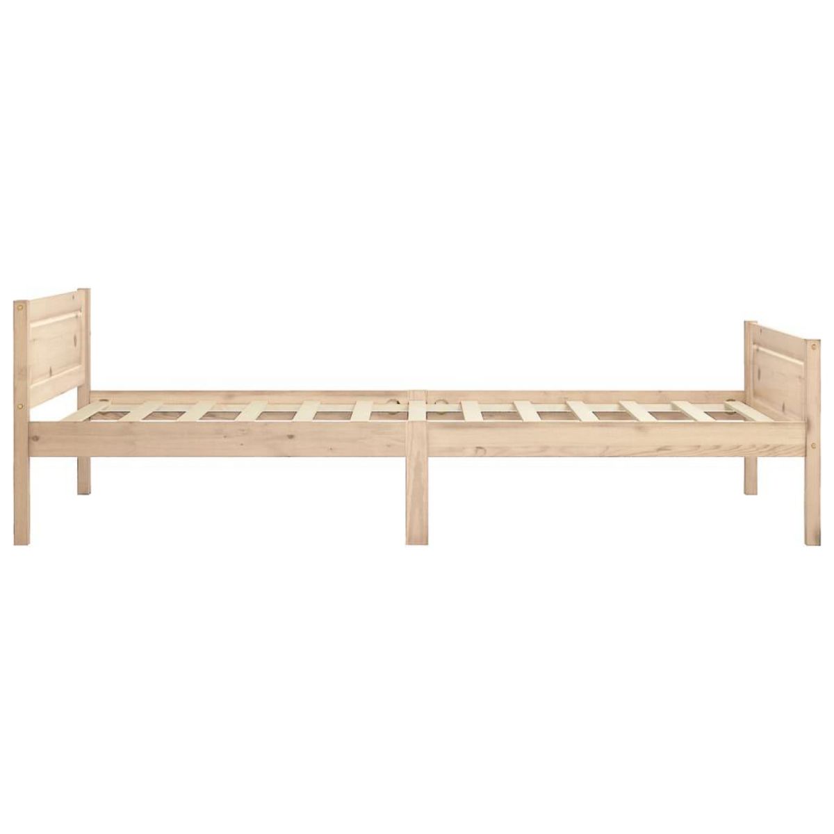 VIDAXL Cadre de lit sans matelas bois de pin massif 90x200 cm