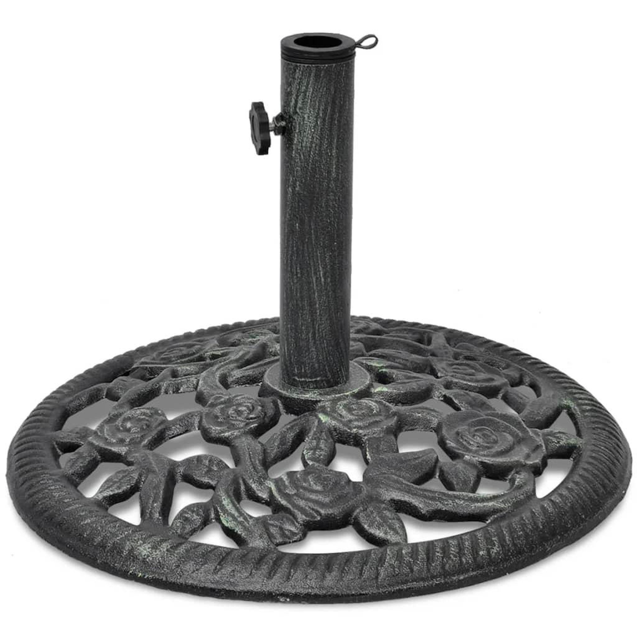 Voir la diapositive 1 : VIDAXL Socle de parasol en fonte 12 kg 48 cm