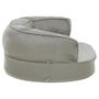 Voir la diapositive 4 : VIDAXL Matelas de lit ergonomique de chien 60x42 cm Aspect de lin Gris