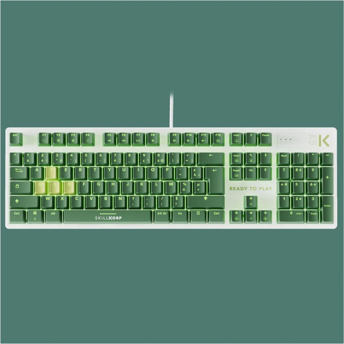 SKILLKORP Clavier gamer K5 VERT Access
