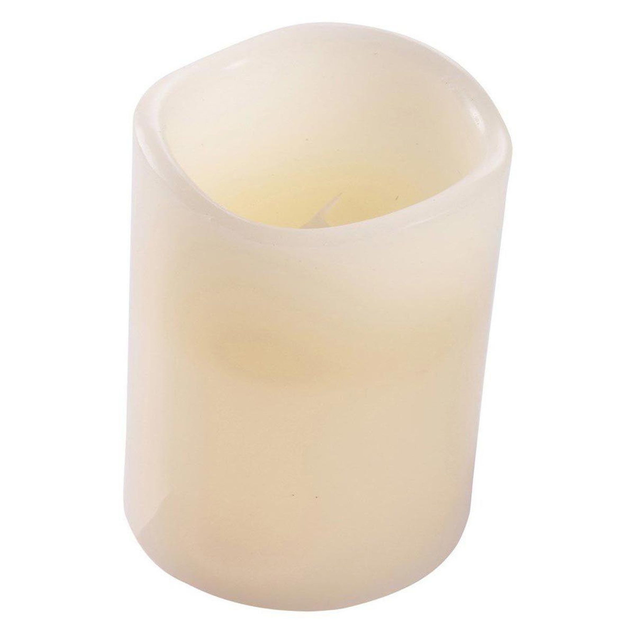 HOMEA Bougie Pilier LED  Jasper  12cm Multicolore