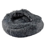 Paris Prix Coussin pour Chien & Chat  Fluffy  55cm Anthracite
