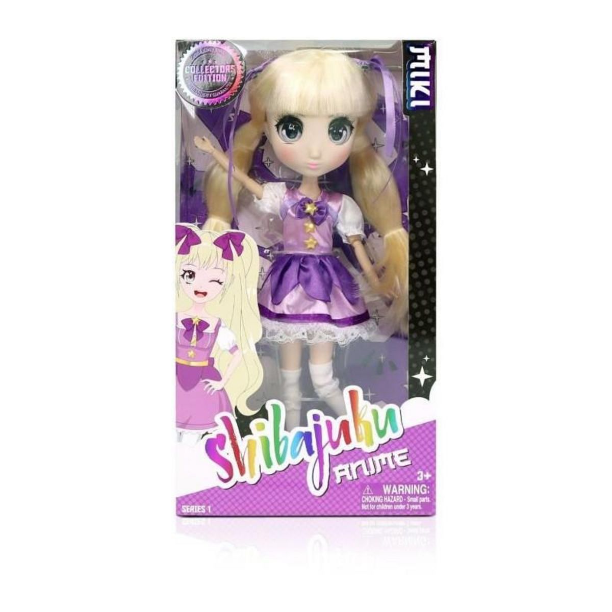 BANDAI Grande Poupée Kawai style Japon 30 cm - Poupée Miki - BANDAI - Licence Officielle Shibajuku Anime