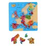  Puzzle en bois carte Europe 18 pieces Pays enfant