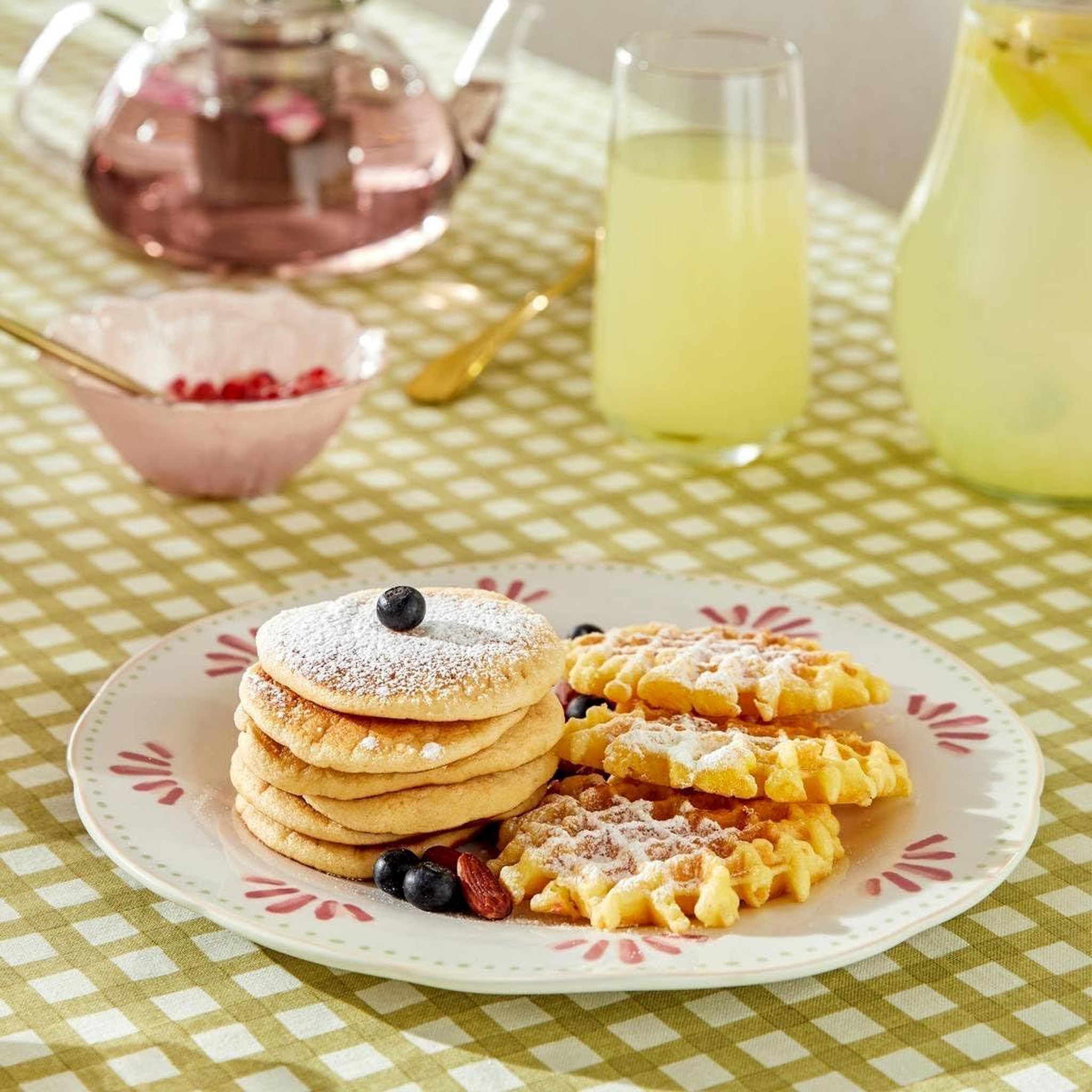 Voir la diapositive 4 : SECRET DE GOURMET Lot de 6 assiettes plates  fleur de rose  26cm multicolore