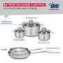 Voir la diapositive 2 : ELO Ensemble de 2 Poêles de cuisson 24 et 28 cm et 3 faitouts 12, 14 et 20 cm Elo Profi Brillant