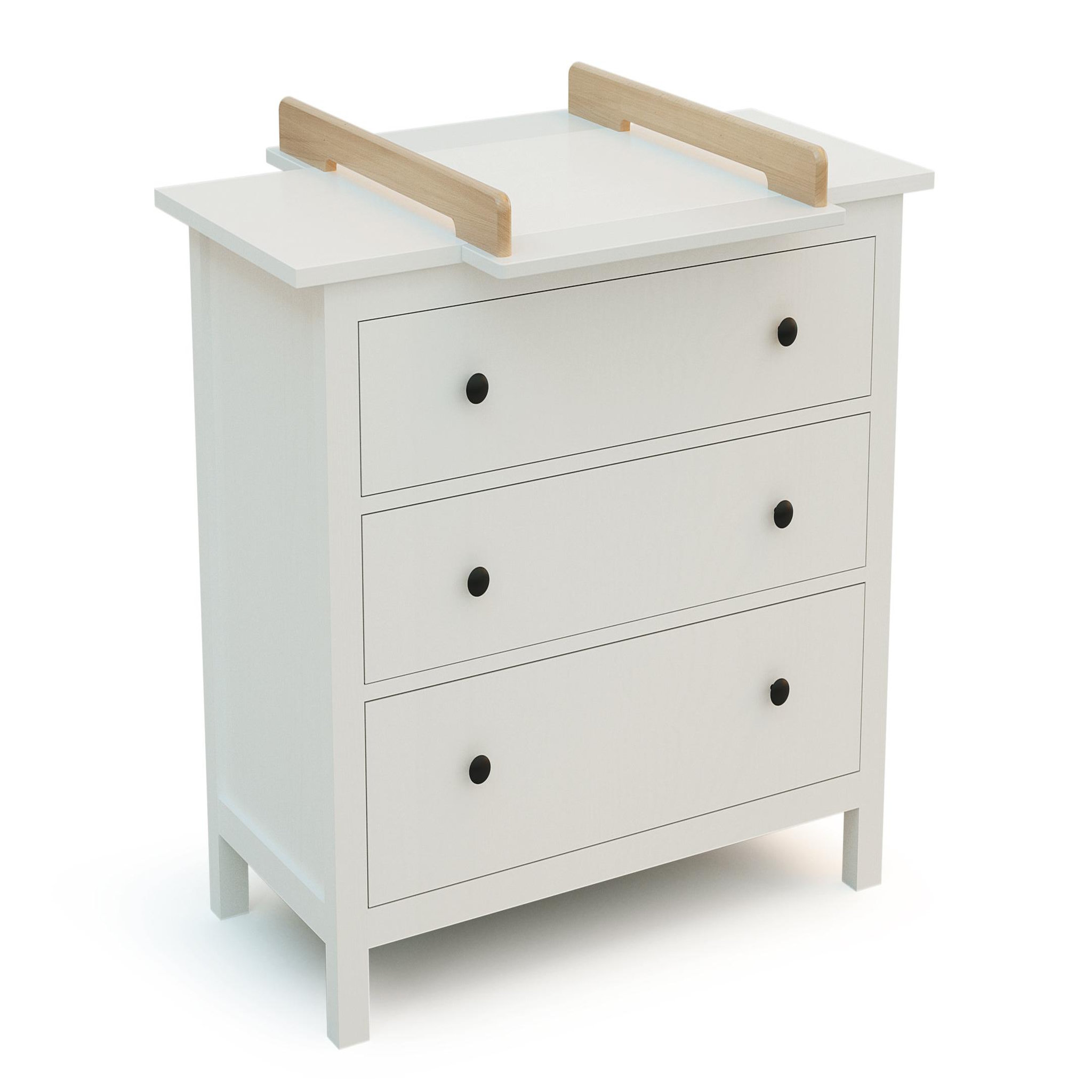Voir la diapositive 5 : JURABABY Plan à langer universel 50 cm kira pour commode bébé