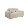Voir la diapositive 1 : BEST MOBILIER Mahina - canapé droit 2 places - en tissu bouclette