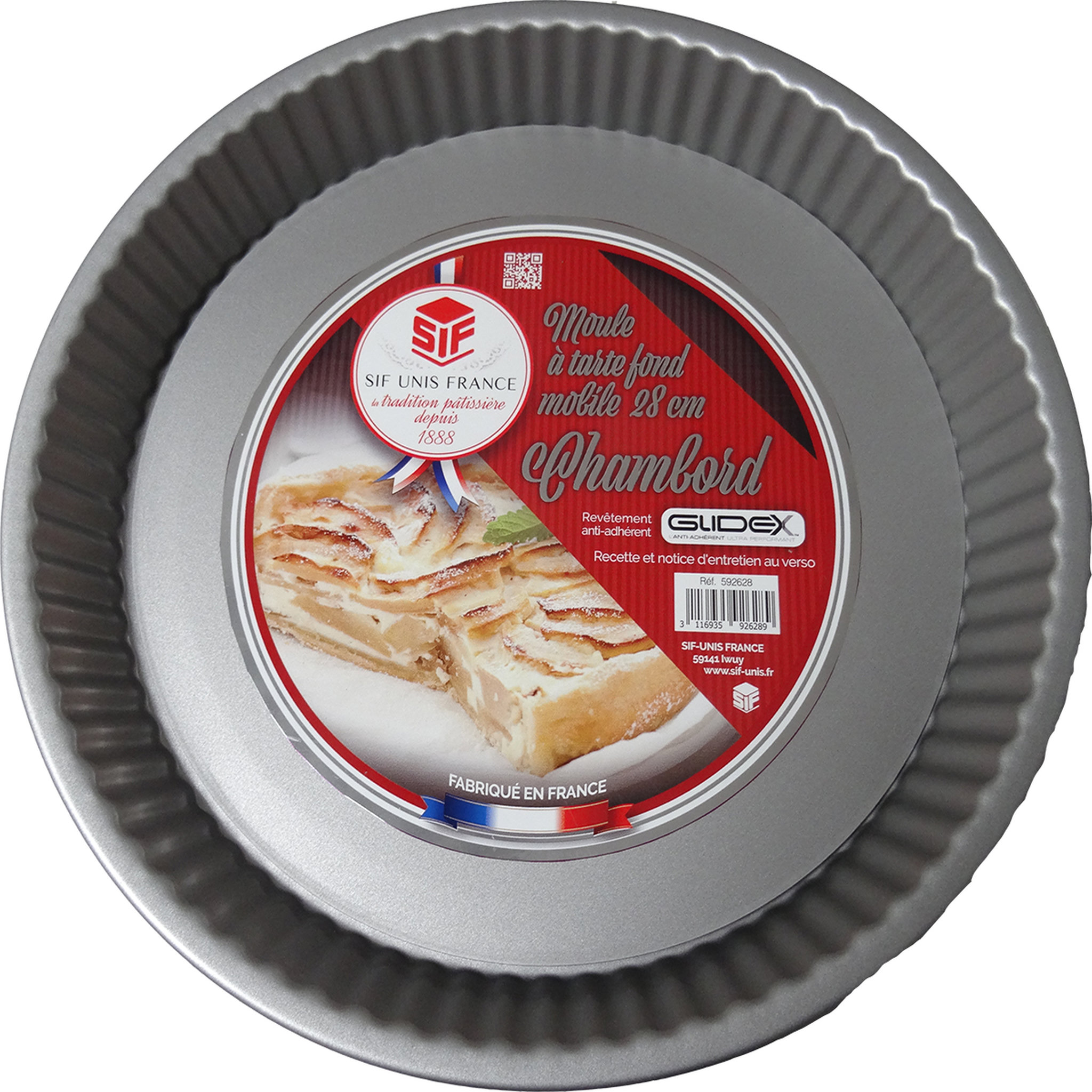 Moule à tarte CHAMBORD 28 cm