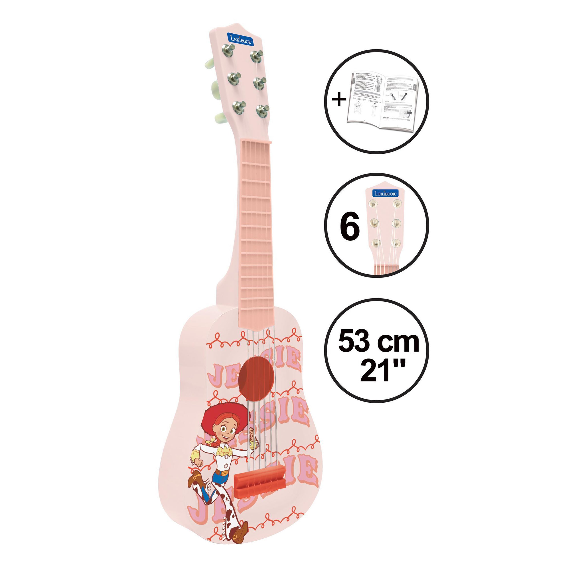 Voir la diapositive 2 : Lexibook Ma Première Guitare Jessie