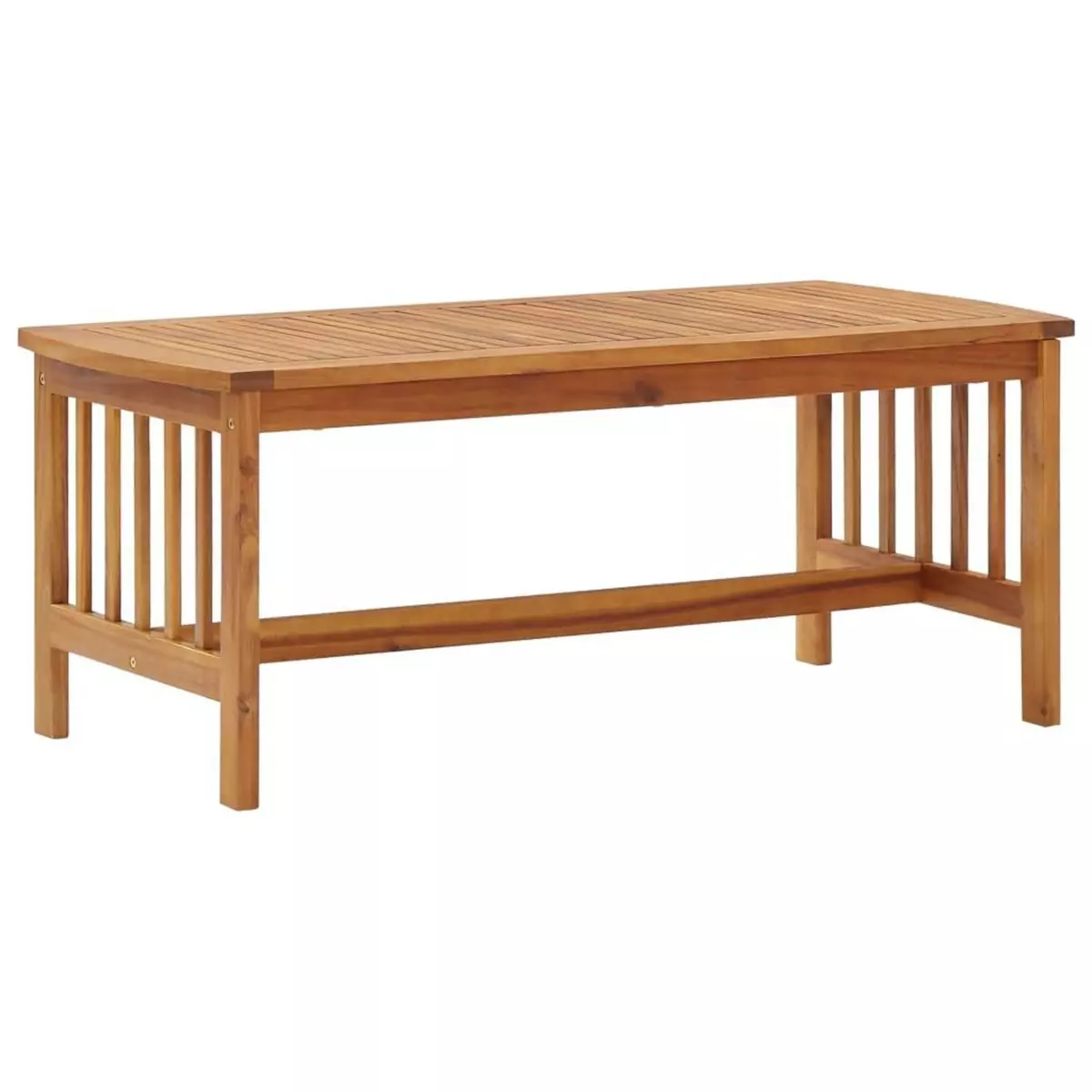 VIDAXL Table basse 102x50x43 cm Bois d'acacia solide