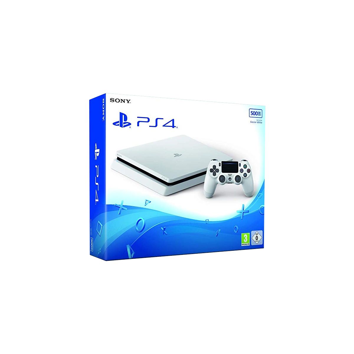 SONY Console PS4 Slim Blanche 500 Go