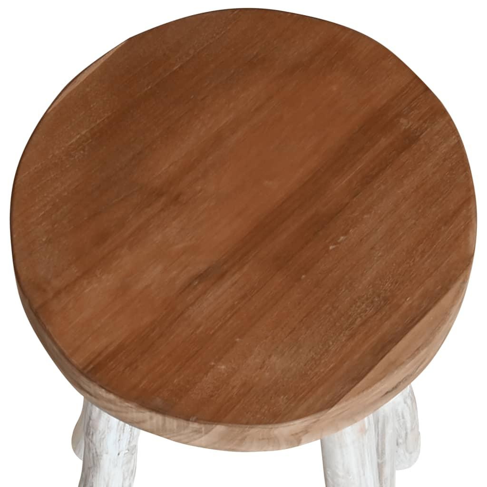 Voir la diapositive 3 : VIDAXL Chaise de bar bois de teck solide