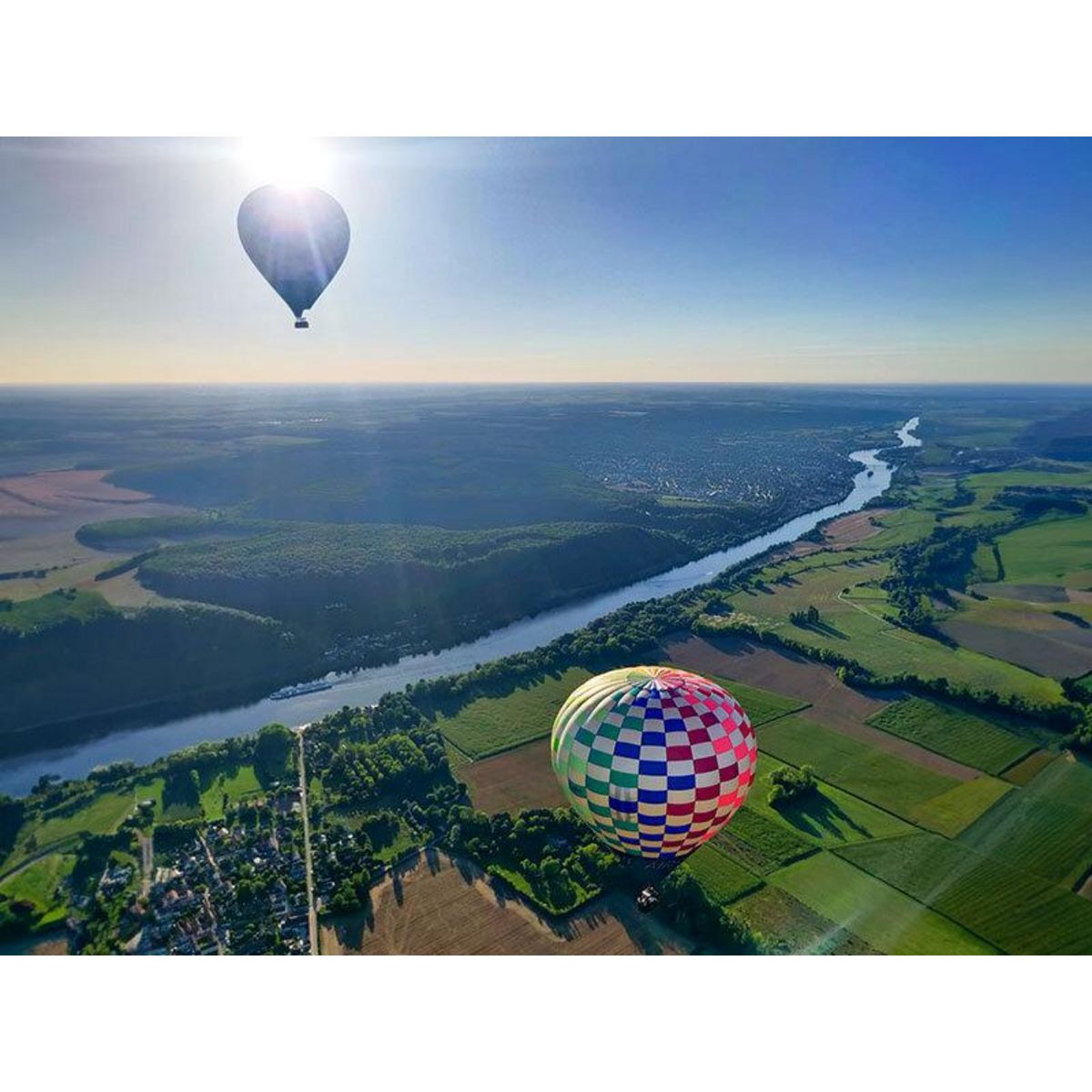 Smartbox Vol en montgolfière pour 2 personnes à Giverny le matin en semaine - Coffret Cadeau Sport & Aventure