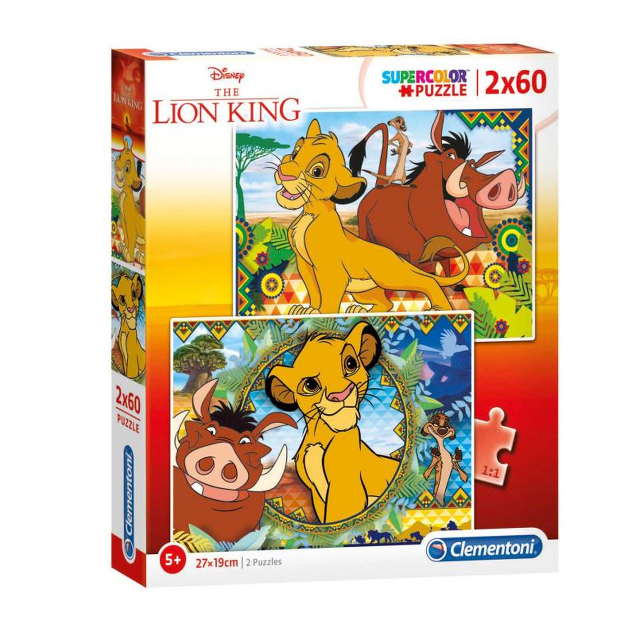 CLEMENTONI Clementoni Puzzle The Lion King, 2x60st.