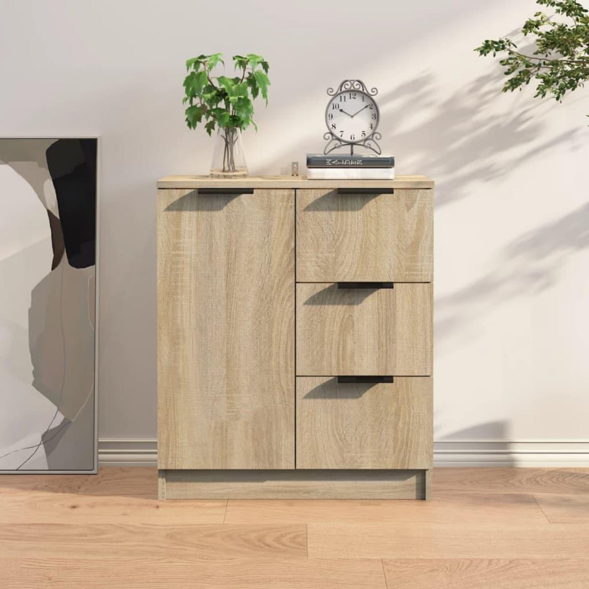 VIDAXL Buffet Chene sonoma 60x30x70 cm Bois d'ingenierie