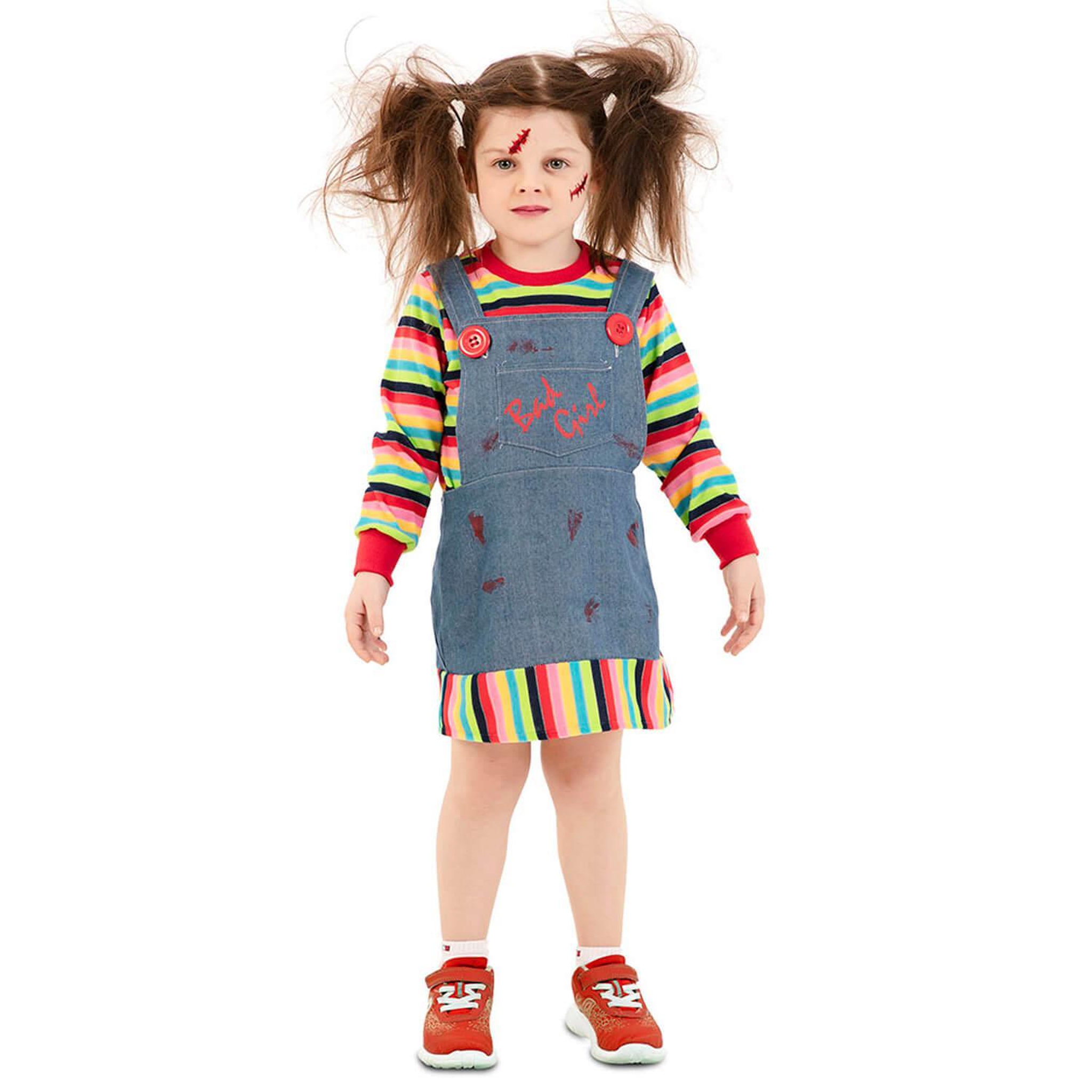 Voir la diapositive 2 : EURO CARNAVALES Déguisement Fille possédée - Fille - 10/12 ans (140 à 152 cm)