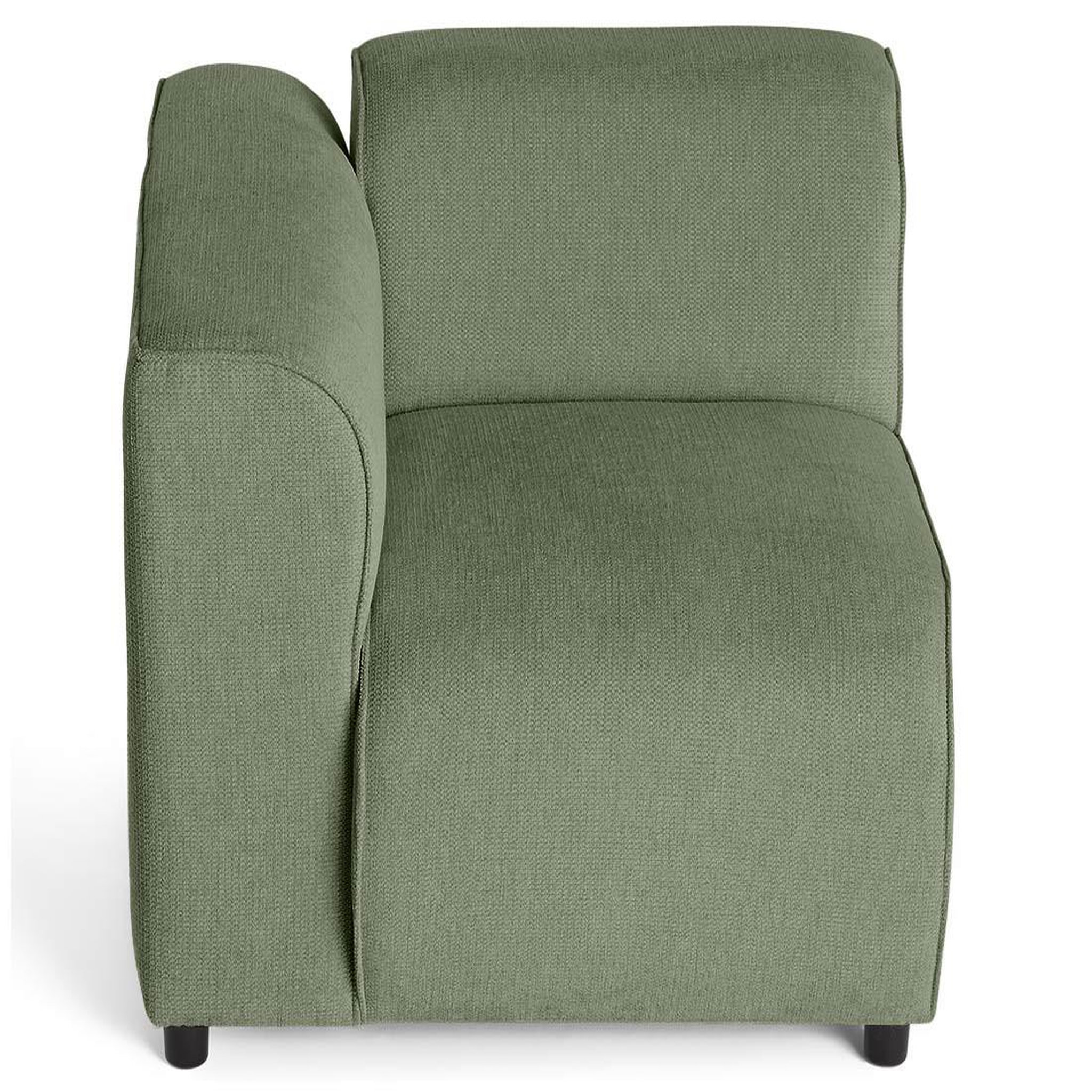 Voir la diapositive 3 : LISA DESIGN Suaro - module d'assise d'angle gauche en tissu texturé