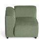 Voir la diapositive 3 : LISA DESIGN Suaro - module d'assise d'angle gauche en tissu texturé