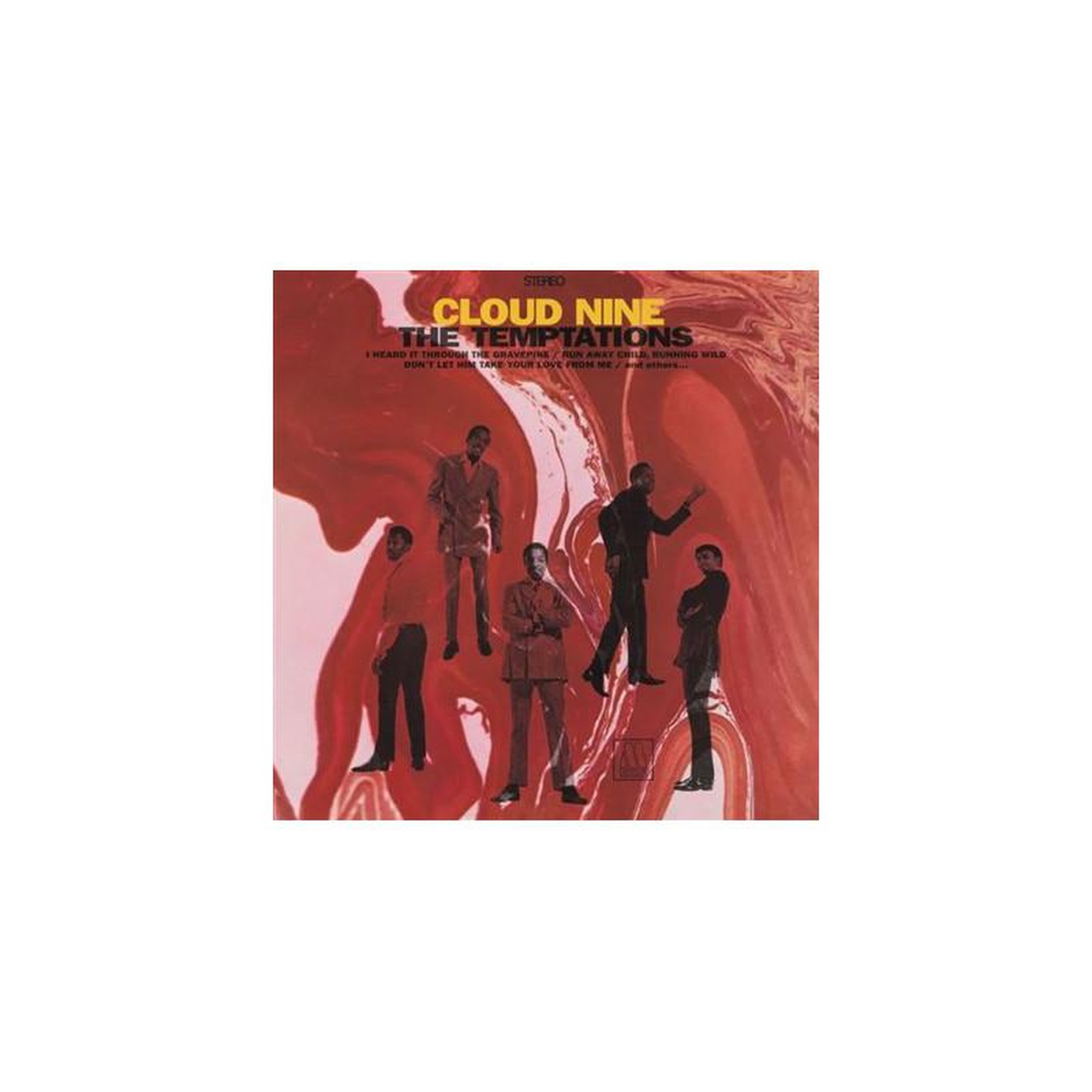 Album vinyle cloud nine / the cremation — pochette aux silhouettes et formes graphiques
