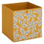 Voir la diapositive 2 : FIVE Lot de 2 boites de rangement FOLIA - L. 31 x l.31 x H. 31 cm - Jaune