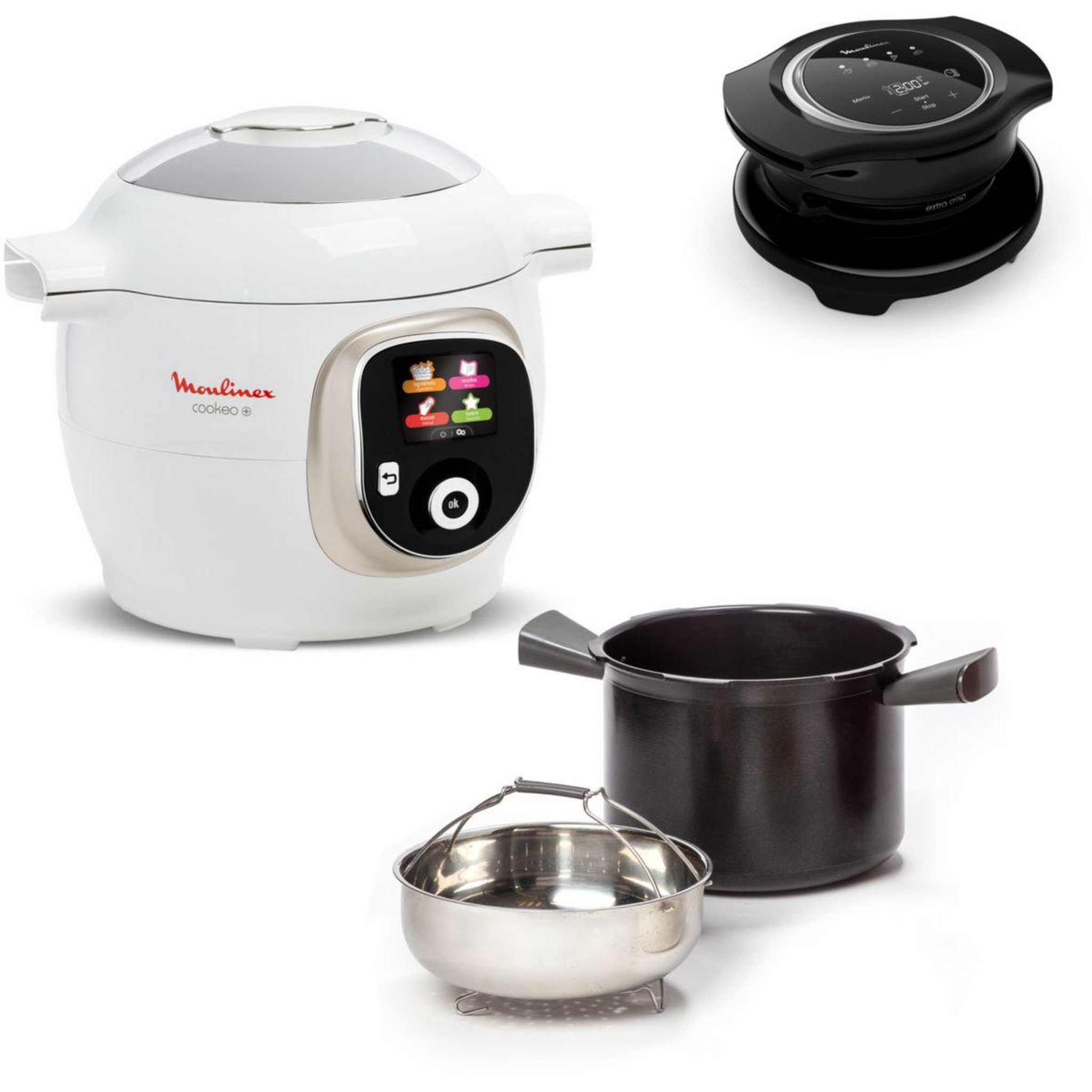 MOULINEX Cookeo COOKEO BLANC 180R + Extra Crisp YY5584FB