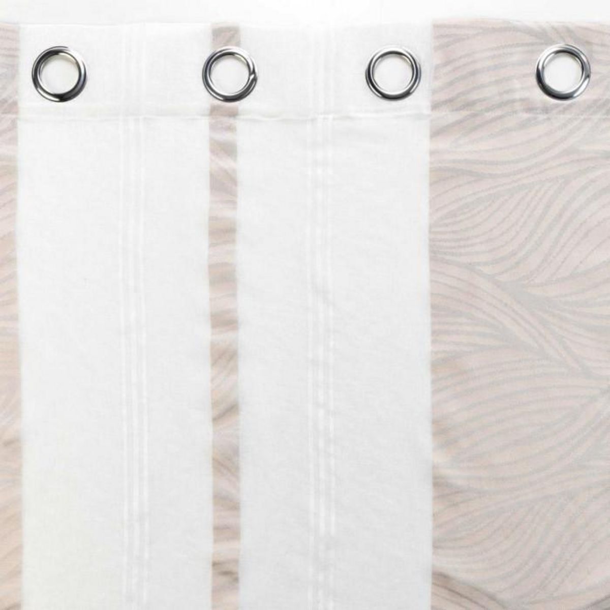 Paris Prix Rideau Voilage à Œillets  Estella  140x240cm Naturel