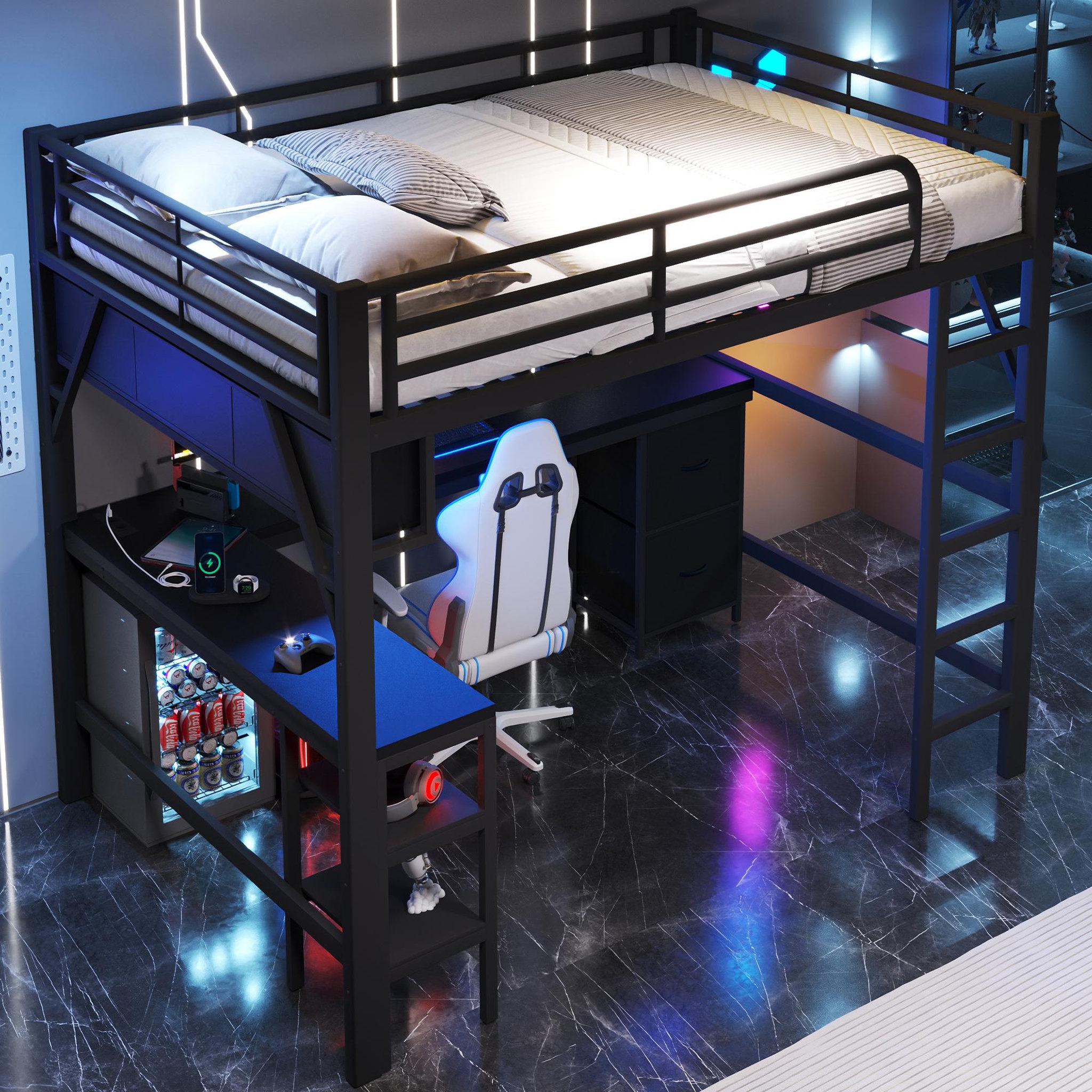 Voir la diapositive 5 : MERAX Lit mezzanine