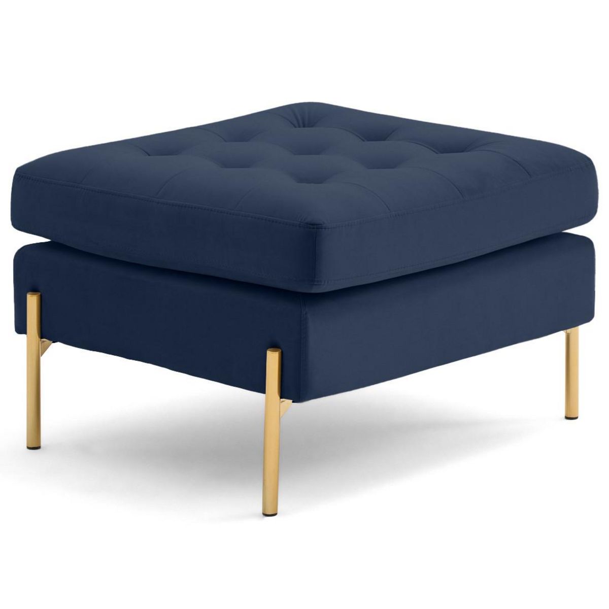 LISA DESIGN Isaure - pouf en velours