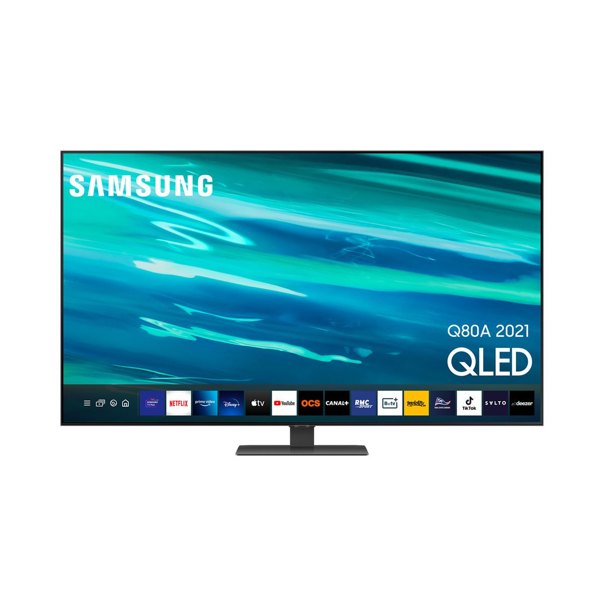 Voir la diapositive 1 : Samsung TV QLED QE75Q80A