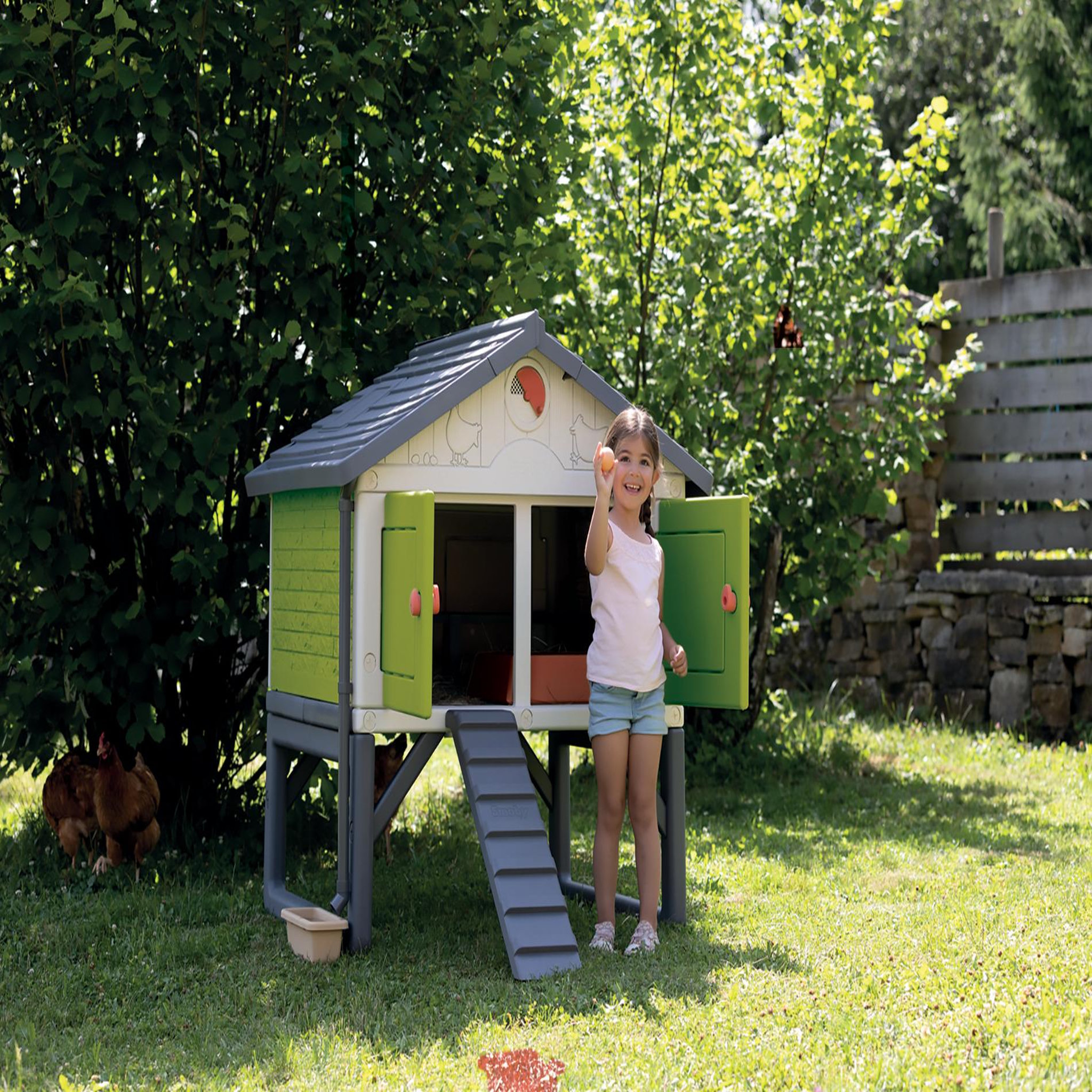 Voir la diapositive 4 : SMOBY Mon Poulailler Cot Cot Cottage