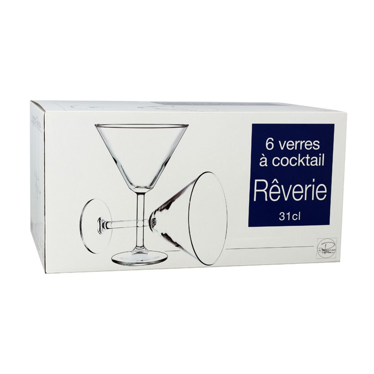 Lot de 6 verres cocktail 31 cl REVERIE