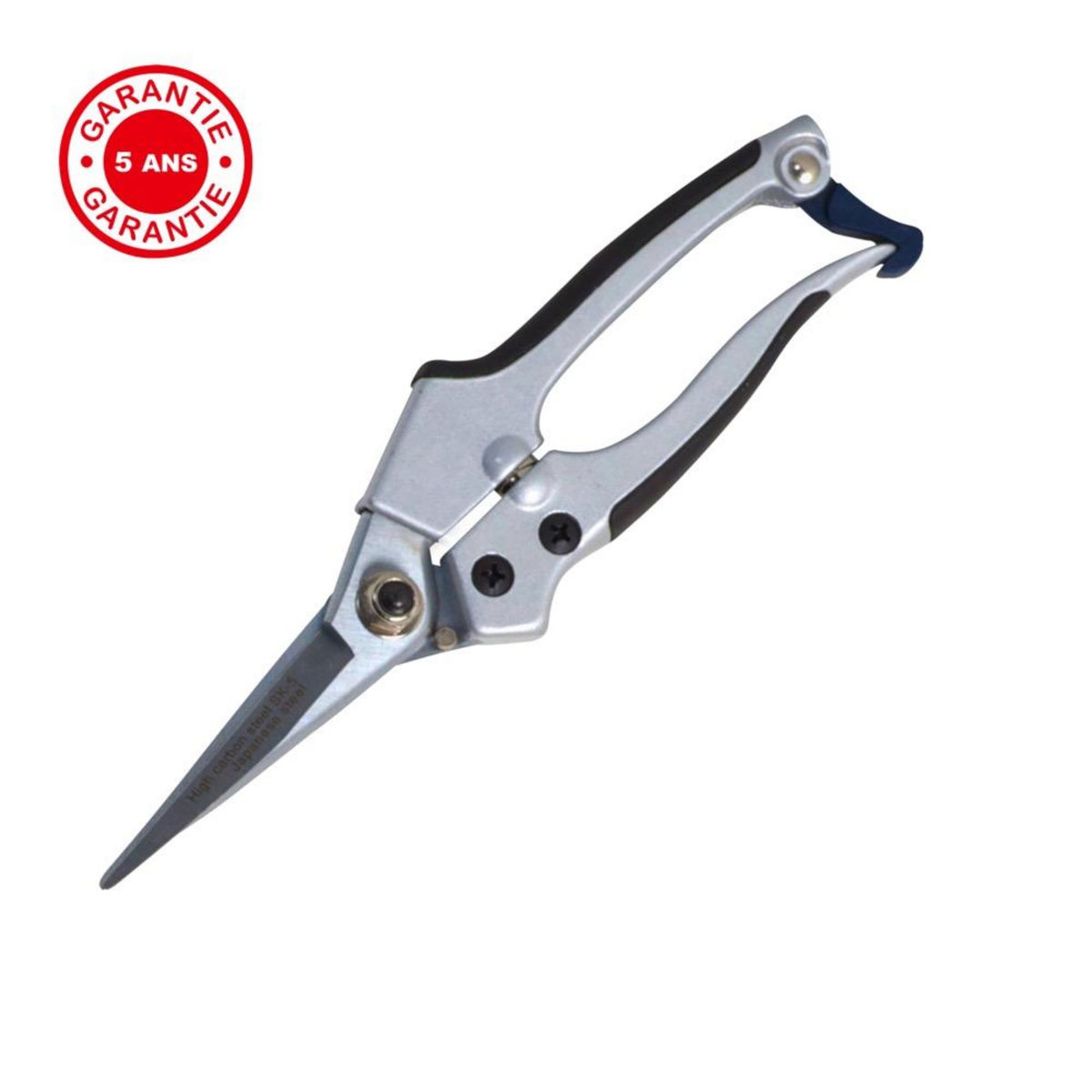 OUTILS PERRIN Sécateur alu lame droite , ergonomique et léger, coupe franche, taillant de qualité