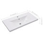 Voir la diapositive 6 : VIDAXL Lavabo encastre 81 x 39,5 x 18,5 cm Ceramique Blanc