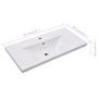 Voir la diapositive 6 : VIDAXL Lavabo encastre 81 x 39,5 x 18,5 cm Ceramique Blanc