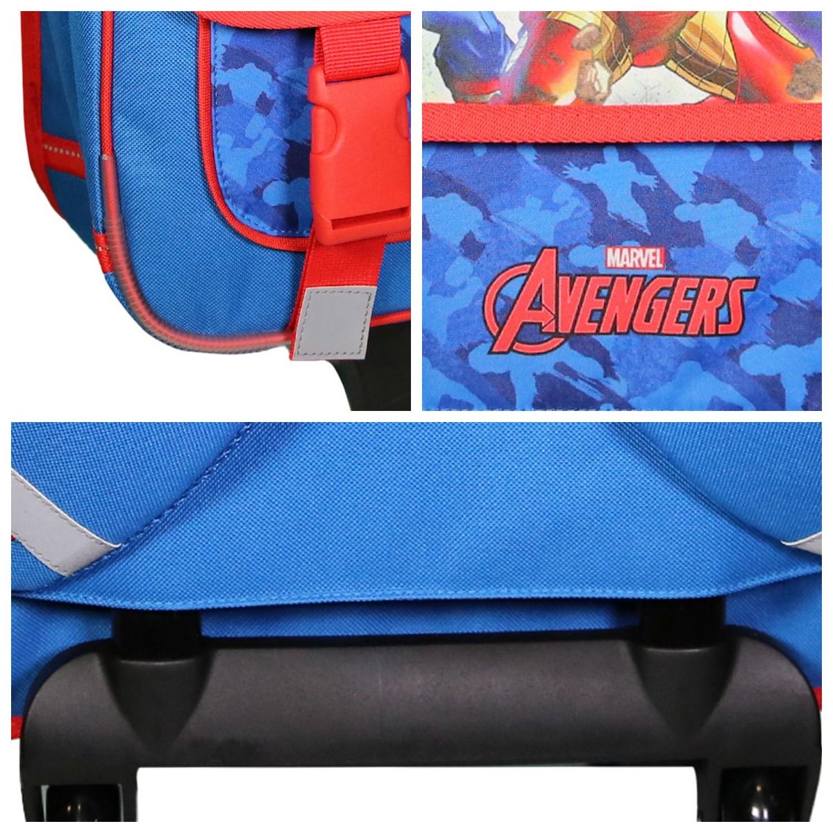 Bagtrotter BAGTROTTER Cartable à roulettes 38 cm Avengers Multicolore