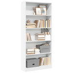 VIDAXL Bibliotheque blanc 80x24x176 cm bois d'ingenierie