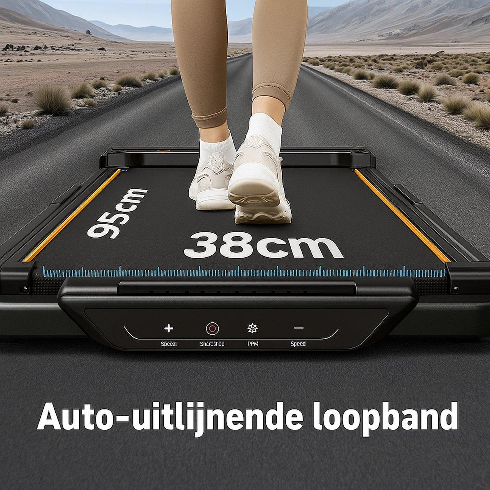 Voir la diapositive 3 : FORMILL Tapis de marche pliable 2 en 1 formill ft-51, jusqu'à 10 km/h, pour la maison et le bureau