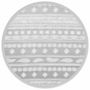 Voir la diapositive 2 : VIDAXL Tapis d'exterieur ARAKIL gris Ø120 cm PP