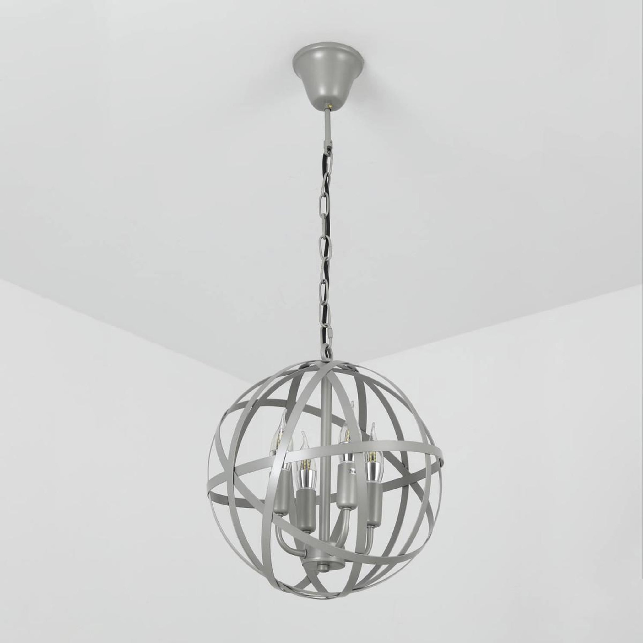 Voir la diapositive 2 : Paris Prix Suspension en métal design  vénus  34cm gris