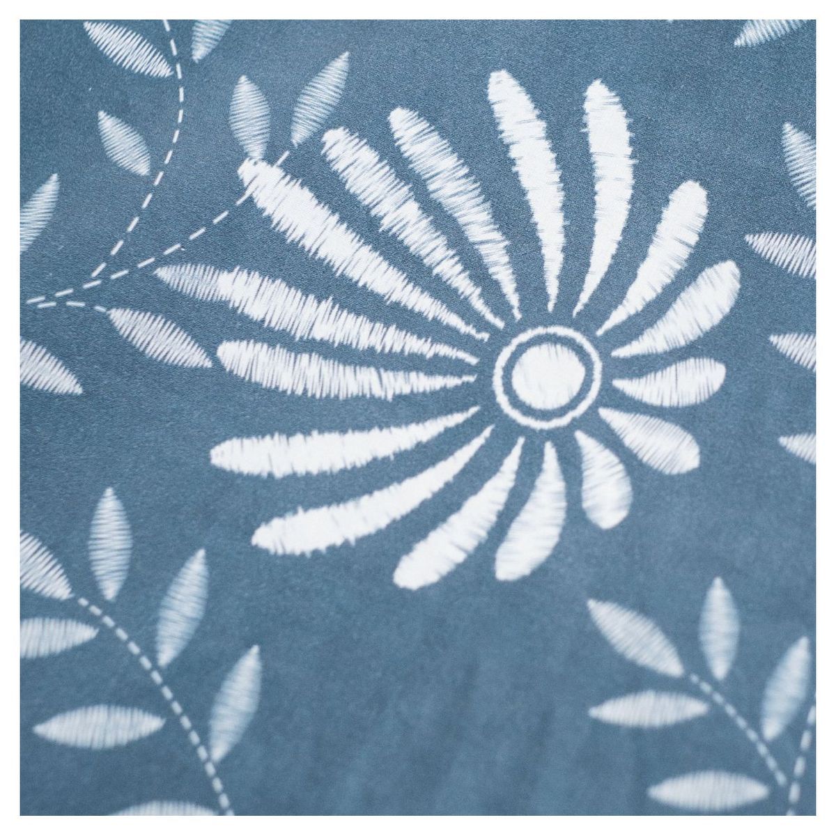 TODAY Parure housse de couette en coton imprimé Floral