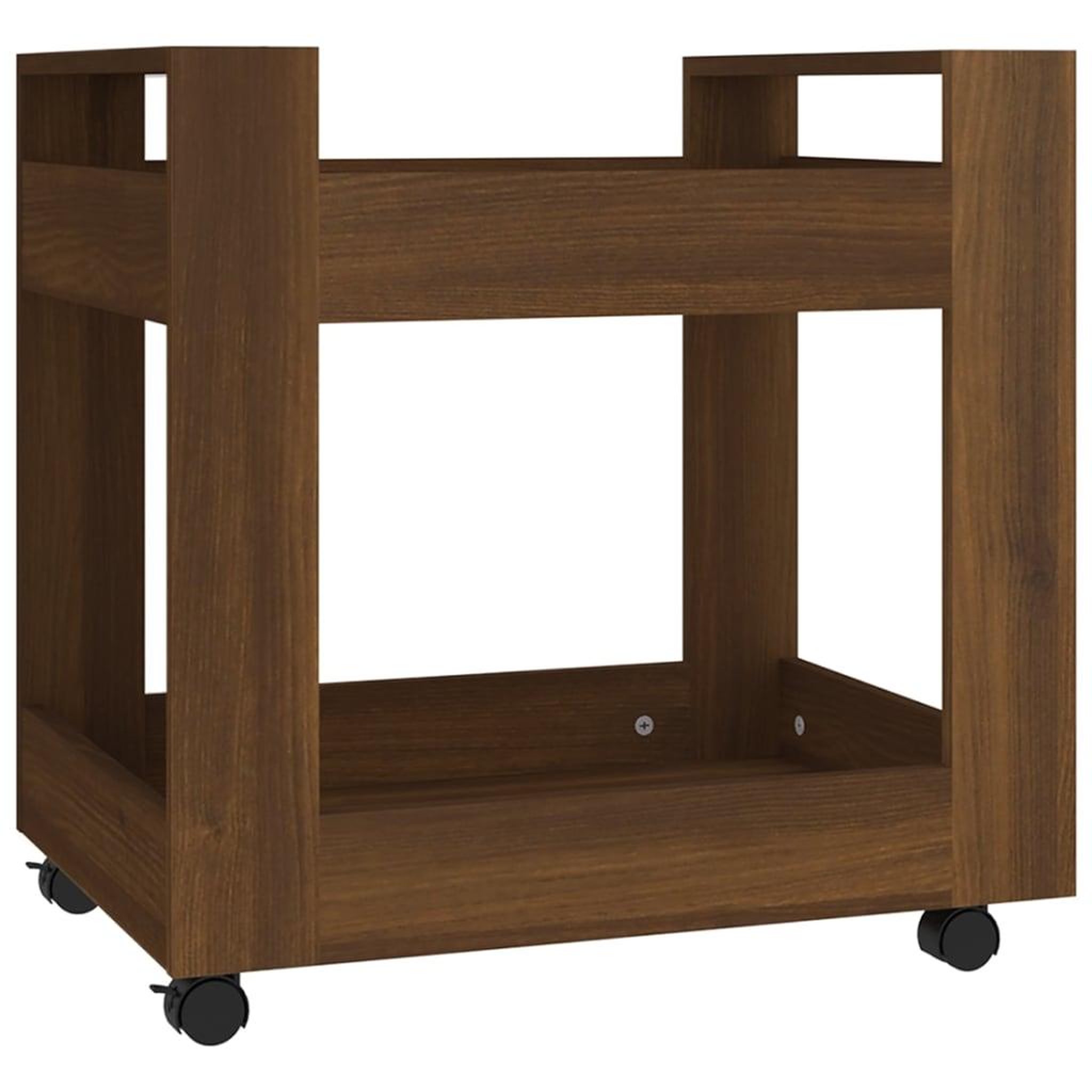 Voir la diapositive 2 : VIDAXL Chariot de bureau Chene marron 60x45x60 cm Bois d'ingenierie