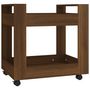 Voir la diapositive 2 : VIDAXL Chariot de bureau Chene marron 60x45x60 cm Bois d'ingenierie