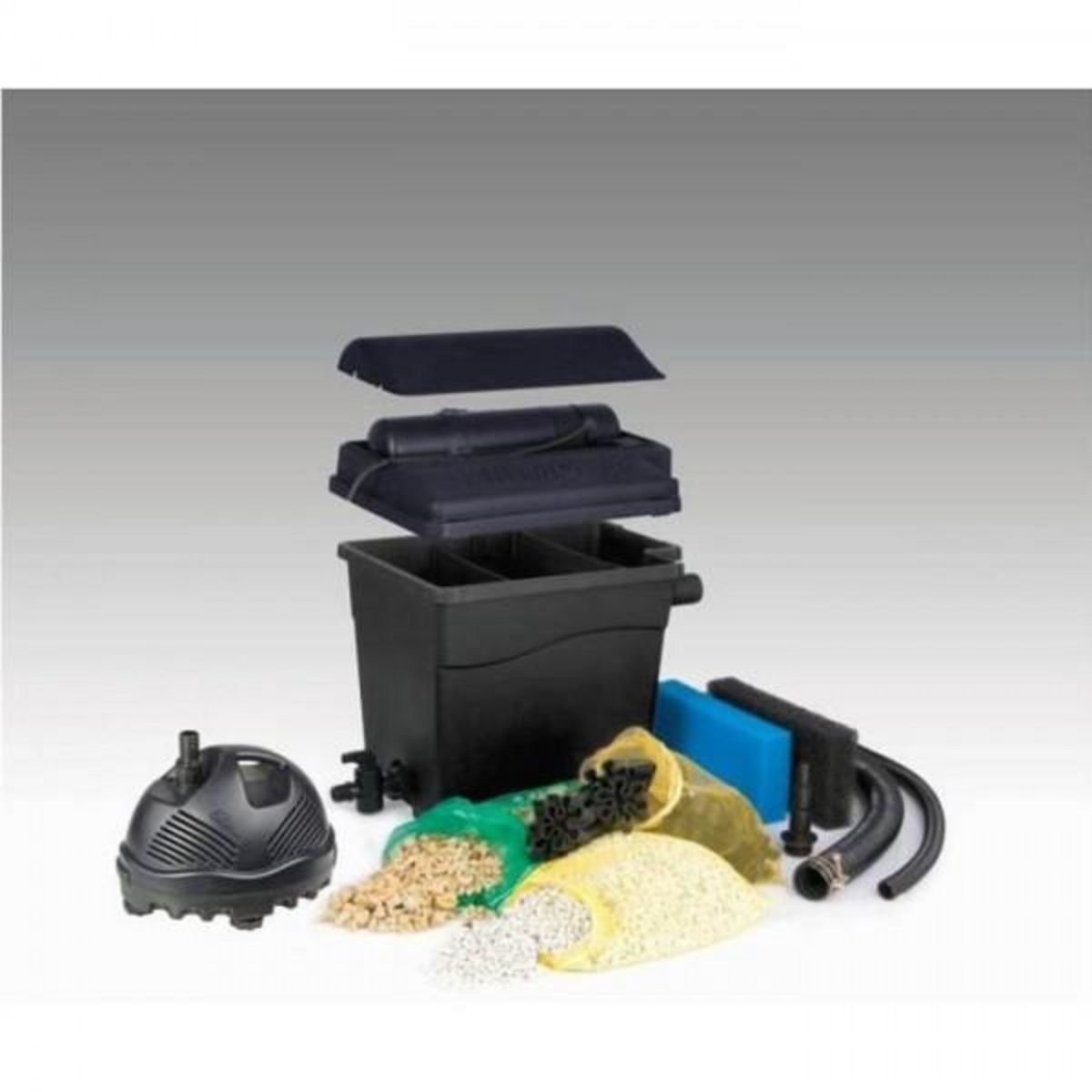 Ubbink Filtre pour bassin UBBINK FiltraClear 8000 +Set - 3 chambres - UVC 9w - pompe 2200l/h - garantie 3 ans