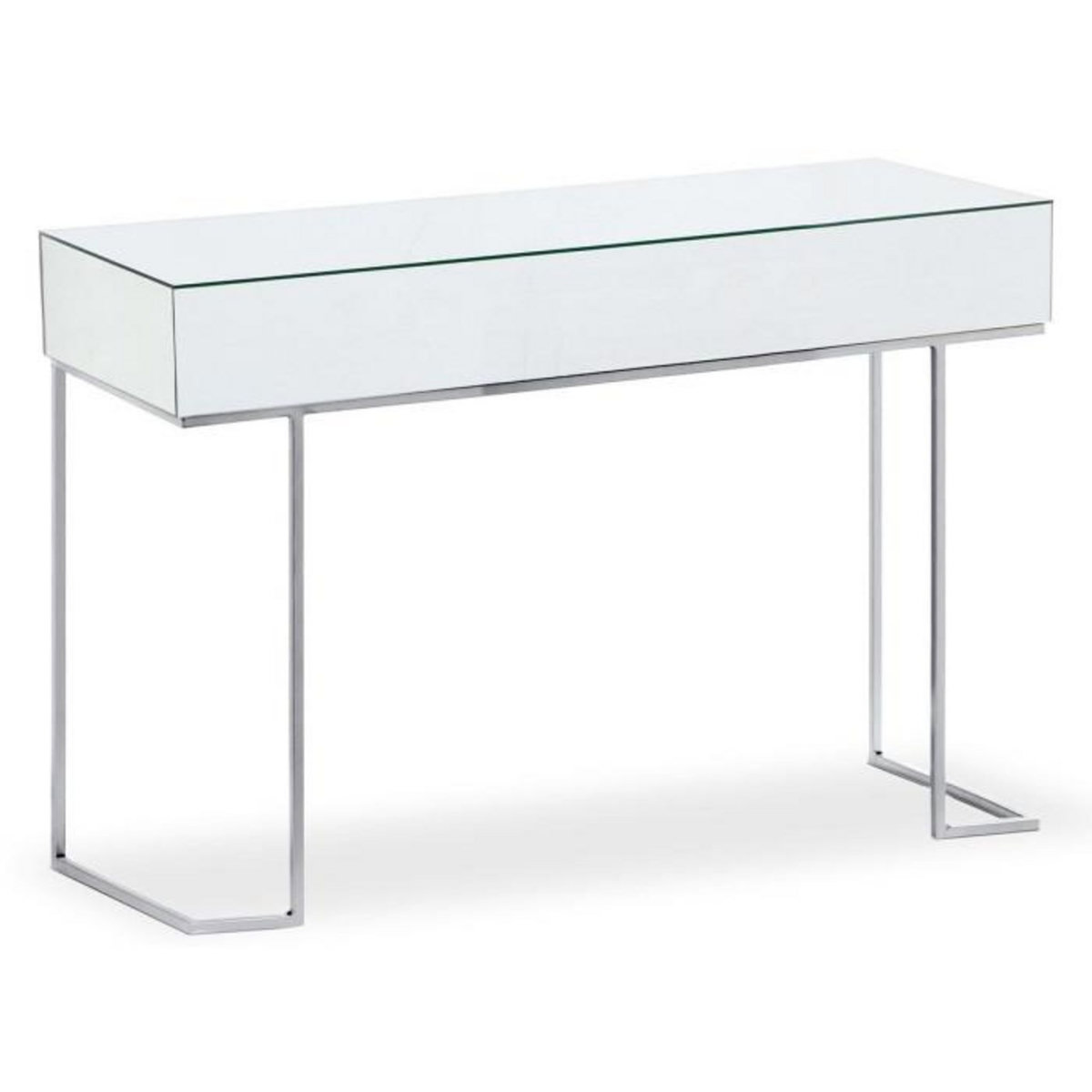 Paris Prix Console Design  Miravo  119cm Transparent & Argent