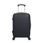 HERO HERO - Valise Cabine CARPATES 55 cm 4 Roues. Coloris disponibles : Rose, Bleu, Beige, Gris, Rouge