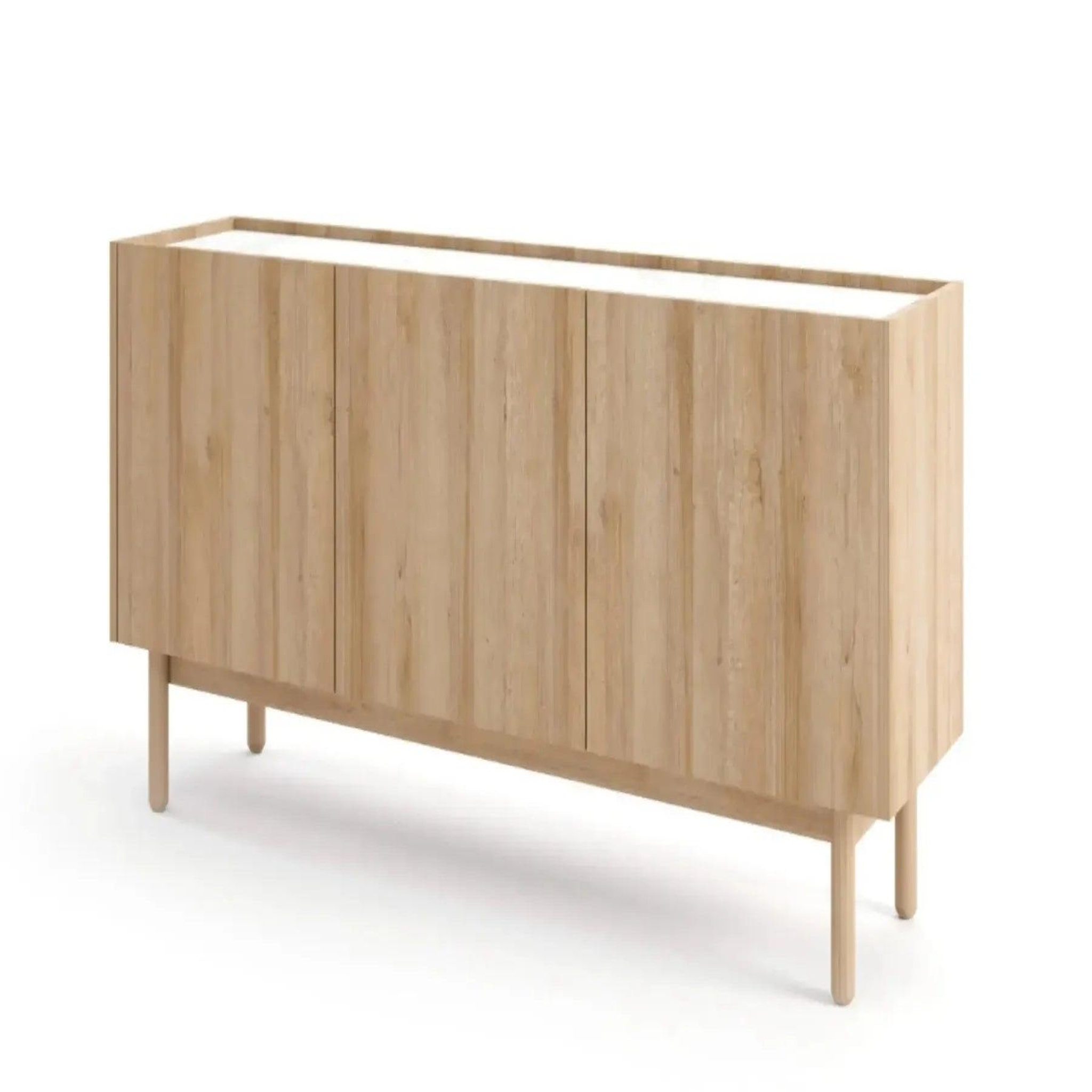 Voir la diapositive 4 : CASANOVA PARIS GABIN - Buffet en bois 140cm Beige