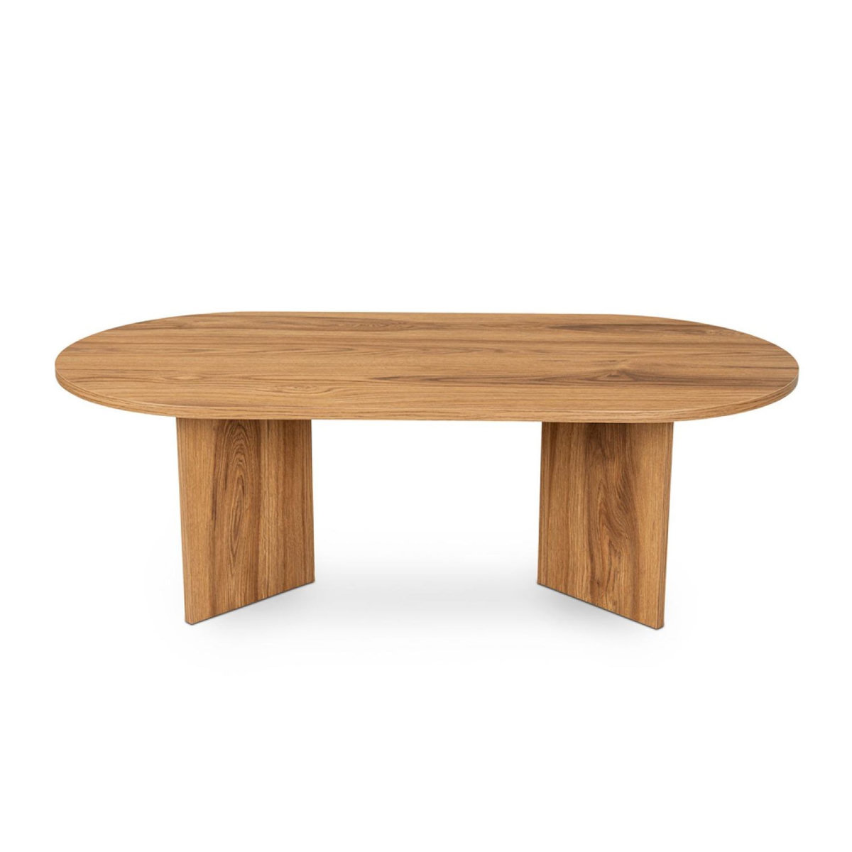 CONCEPT USINE Table basse design ovale bois 120cm RAAV