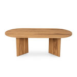 CONCEPT USINE Table basse design ovale bois 120cm RAAV