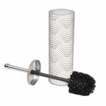 Paris Prix Brosse WC Imprimée  Minéral  38cm Blanc